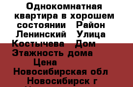 Однокомнатная квартира в хорошем состоянии › Район ­ Ленинский › Улица ­ Костычева › Дом ­ 1 › Этажность дома ­ 10 › Цена ­ 10 000 - Новосибирская обл., Новосибирск г. Недвижимость » Квартиры аренда   . Новосибирская обл.,Новосибирск г.